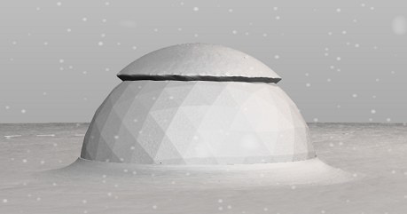 Dome snowload tool